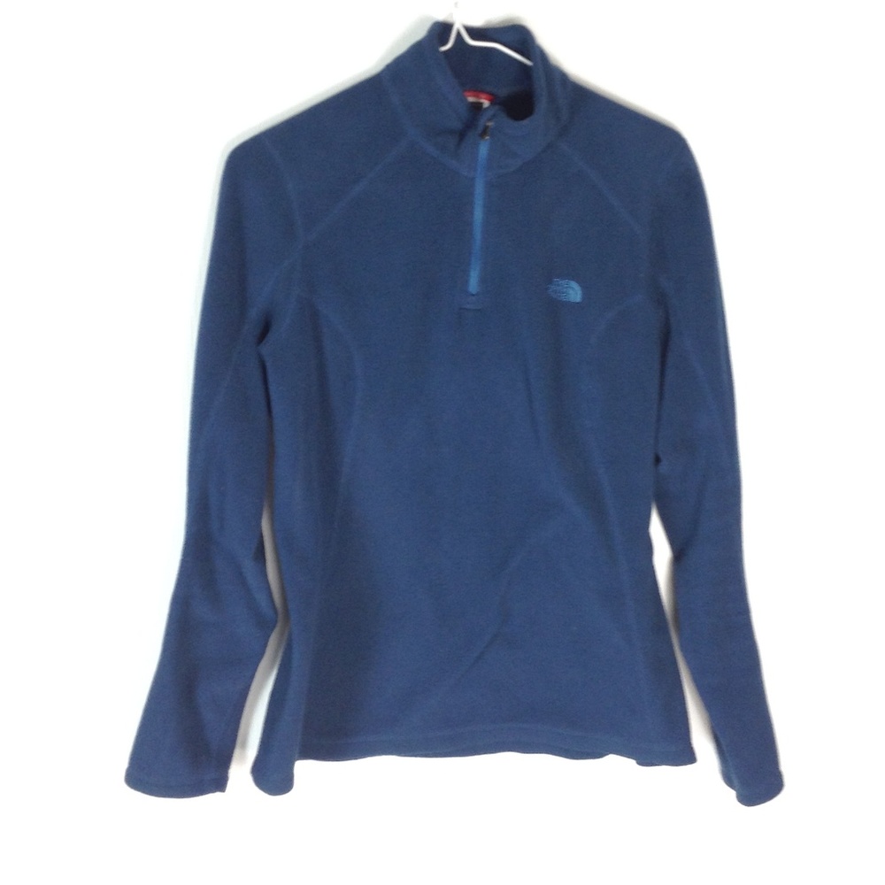 The North Face blue pullover fleece top
